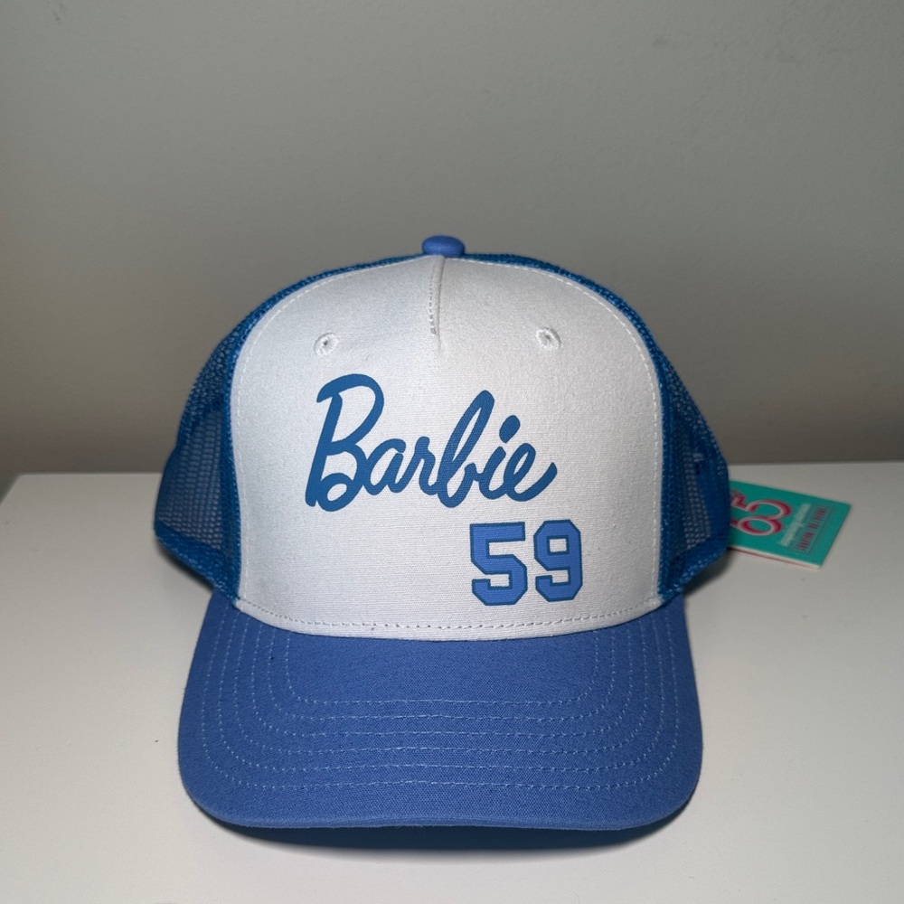 PacSun Blue and White Trucker Hat
